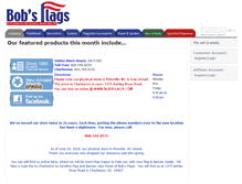Tablet Screenshot of bobsflags.com